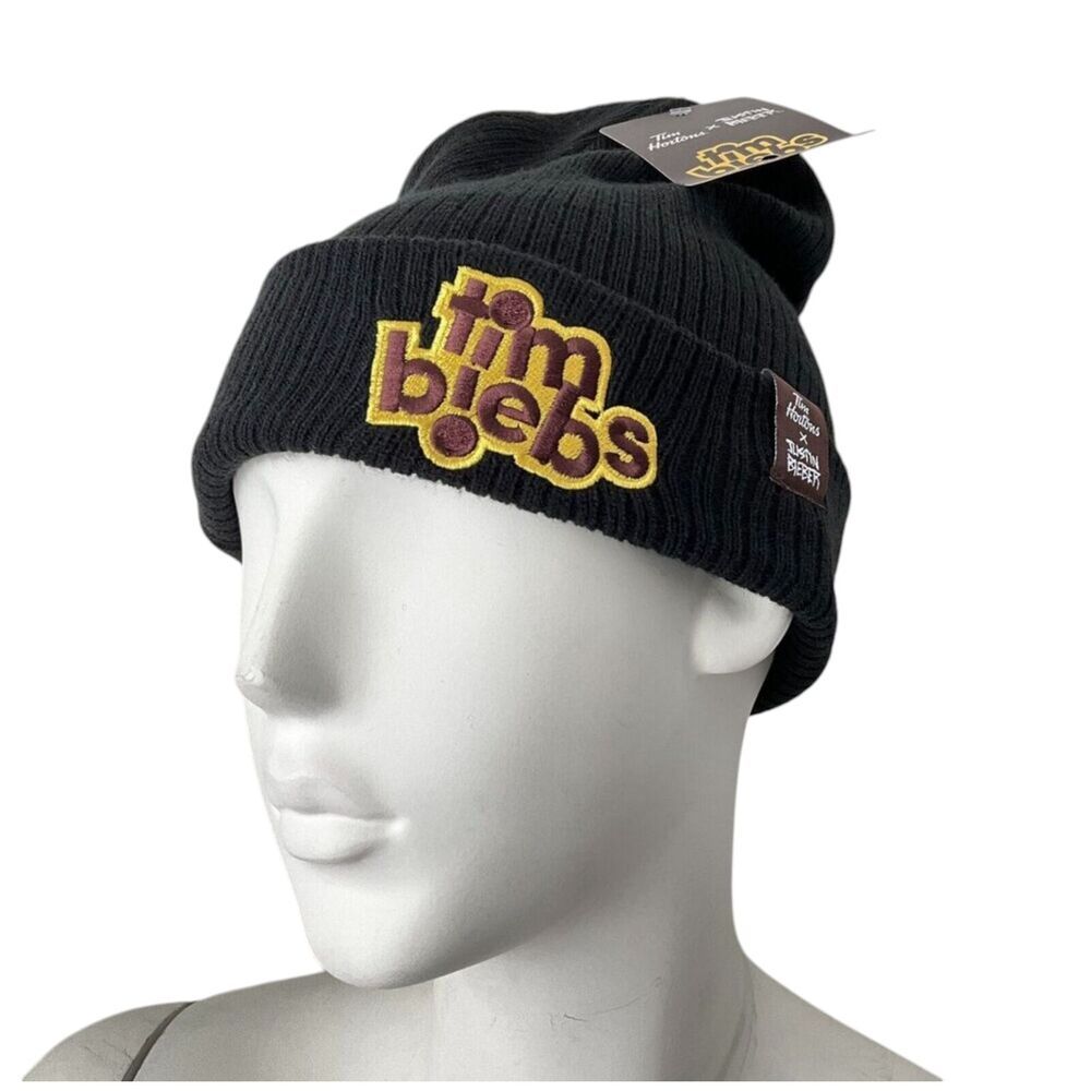 Justin Beiber Tim Horton Beanie Biebs Hat Collab Merch Knit Toque Cap Winter — image 4 of 8